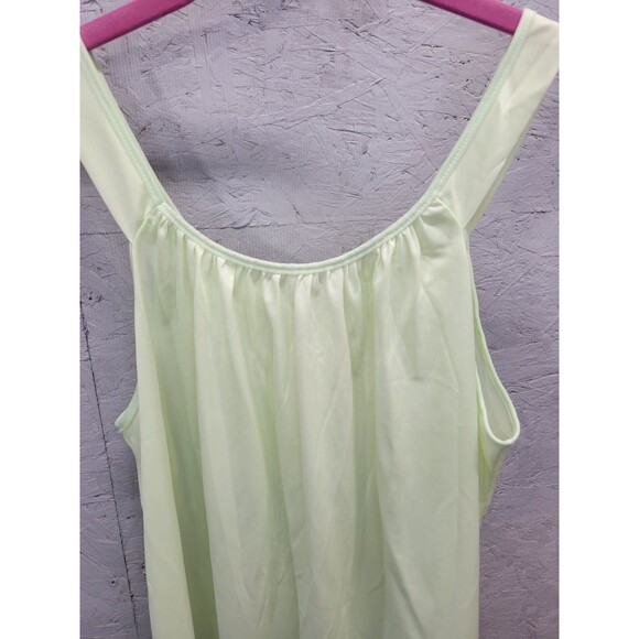 Vintage 60s Berkliff Lace front Nightgown Nightie Nylon Lingerie Sz Med 36 - Picture 8 of 12